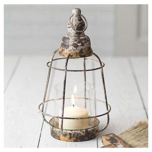 Rustic Farmhouse Candle Lantern